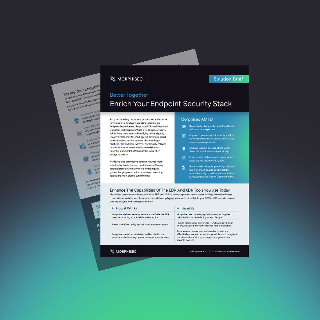EDR x Morphisec Datasheet